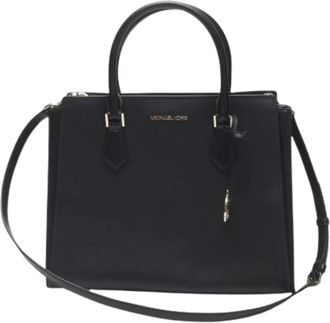 Michael Kors Pre-owned Leren Schoudertas - Dames - Vintage Handtas - Zwart - ONE Size - Leer - Vintage