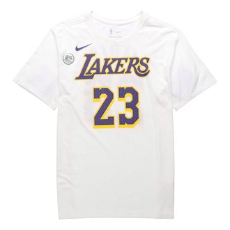 Nike NBA Jersey Short Sleeve limited Lakers LeBron James 23 Asia Edition White AR4888-109