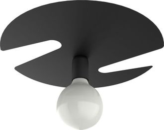 Lumicom Coast Plafoniera, 1XE27, max 42W, metallo, matt black, D.40cm - Lumicom