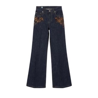 Ermanno Scervino Palazzo Broek - Dames - Loose Fit Jeans - Blauw - XS - Denim - Jeans