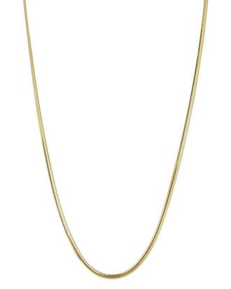 Glaze Jewelry 14K Over Silver Snake Chain Necklace