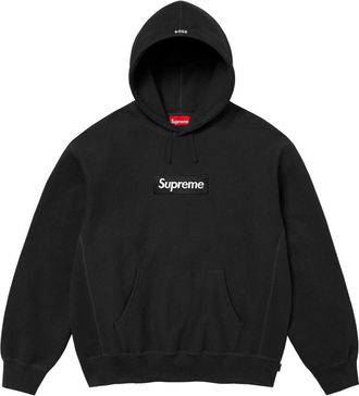 SUPREME Box Logo Hooded Sweatshirt - Heren - Hoodies - Zwart - XL - Katoen - Hoodies & sweatvesten