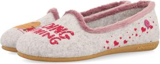 Hot Potatoes Womens Dubrava Slipper, Grey, 6.5 UK