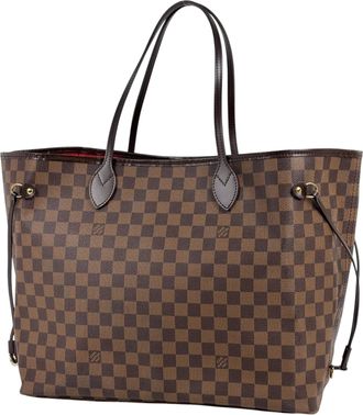 Louis Vuitton Brown Damier Canvas Damier Canvas Shoulder Bag Tote Bag (Pre-Owned)