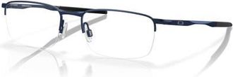Oakley 53mm Rectangle optical glasses in Blue at Nordstrom