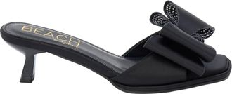 Matisse Footwear Womens Holland Bow Kitten Heel Sandals In Black