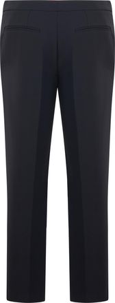 Elisabetta Franchi Womens Trousers Crepe Black Polyester Cropped