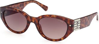 Guess GU8241 53F Womens Sunglasses Tortoiseshell Size 55