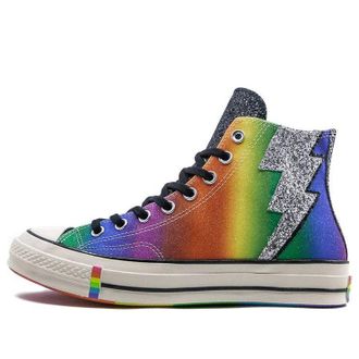 Converse Chuck 70 Hi Pride Shimmering Black Rainbow 165713C
