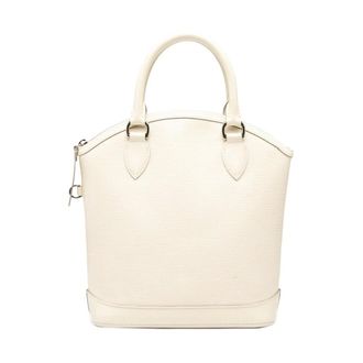 Louis Vuitton Pre-owned Leren Handtas - Dames - Pre-owned - Wit - Maat: ONE Size Leer