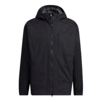 adidas Denim Look Regular Fit Stretch Woven Hooded Track Top IA9390