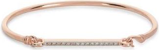 Meshmerise Diamond Bar Bangle Bracelet in Rose Gold at Nordstrom Rack