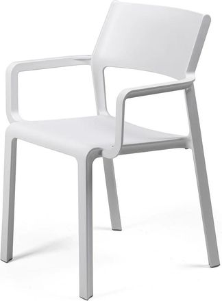 Nardi Trill Outdoor Armlehnstuhl, weiss