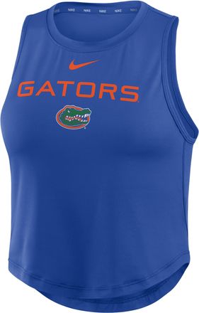 Nike Florida One Nike Womens Dri-Fit Cropped Tank Top in Blue | 03544EVUFN-7LB