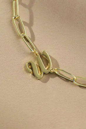 Uncommon James Cursive Initial Monogram Necklace