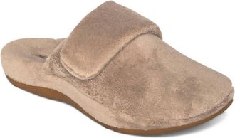 Aetrex Womens Mandy Closed Toe Slipper In Coffee