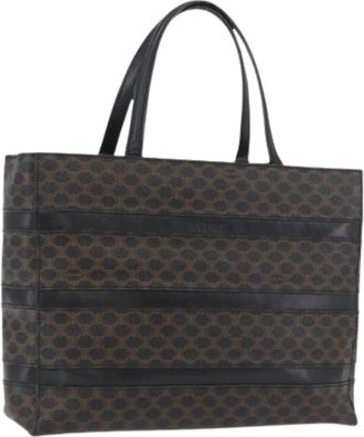 Celine Pre-owned Plastic Tote Bag - Dames - Vintage Shopper - Zwart - ONE Size - Leer - Vintage