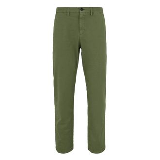 Bomboogie Pantaloni chino regular fit in cotone elasticizzato - - Trousers - Uomo - Verde - W33