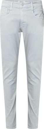 Replay Heren Anbass effen slim-fit jeans van katoenmix (Lichtblauw)