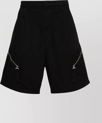 Jacquemus cotton mid-rise above-knee bermuda shorts
