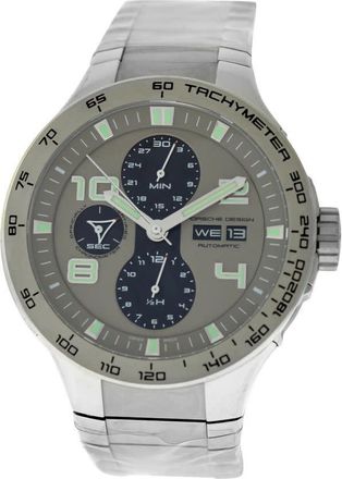 Porsche Design Pre-owned Porsche Design Flat Six P6340 Chronograph Automatic Mens Watch 6340.41.24.0251