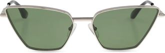 Alexander McQueen Eyewear Occhiali da sole T-Bar - Argento