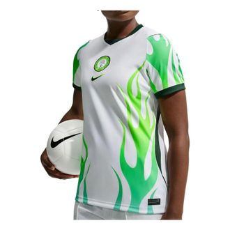 Nike (WMNS) Nike Nigeria 2026 Stadium Away Dri-FIT Replica Jersey White Green Glow Black IB4583-100