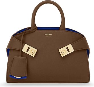 Ferragamo Hug Mini Leather Crossbody Bag-Donna
