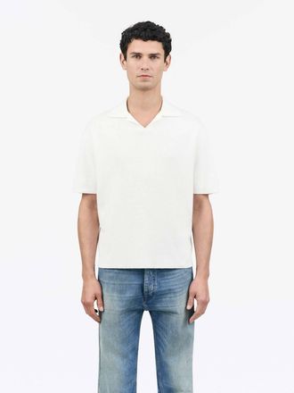 Tiger Of Sweden Maelon Short Sleeve Polo Shirt In Summer Snow