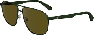Calvin Klein Jeans CKJ24202S N 309 Mens Sunglasses Green Size 59