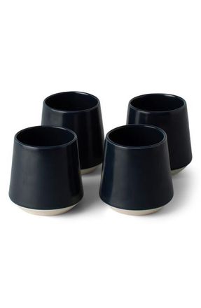 Fable Interiors The Cups Set of 4 Cups in Midnight Blue at Nordstrom