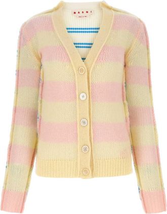 Marni Multicolor Embroidered Cardigan