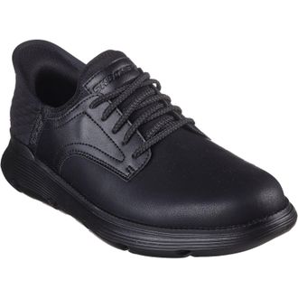 Skechers Mens Garza - Gervin Oxford Shoe - Black - Size UK 10