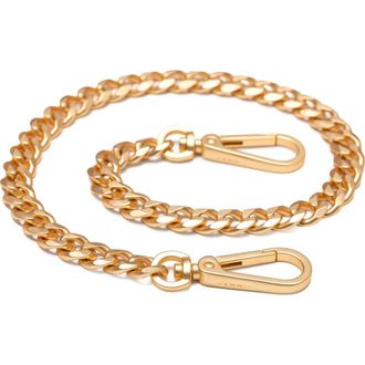 Hammitt Chain Bag Strap in Brushed Gold at Nordstrom