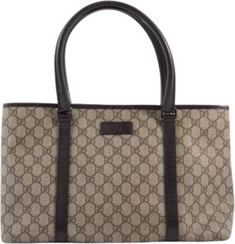 Gucci Pre-owned Tote Bags, female, Beige, Size: ONE SIZE Pre-owned Vintage Tote Bag