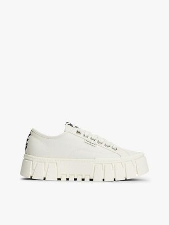 Tommy Hilfiger Zapatillas deportivas con suela cupsole y estampado de cebra