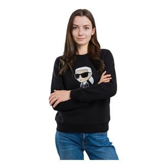 Karl Lagerfeld Ikonik 2.0 Karl Sweatshirt - Dames - Sweatshirts - Zwart - XS - Katoen - Hoodies & sweatvesten