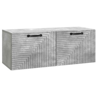 vidaXL Mueble Para Tv De Pared Gris Hormig&oacute;n 78,5 X 31 X 30 Cm Vidaxl