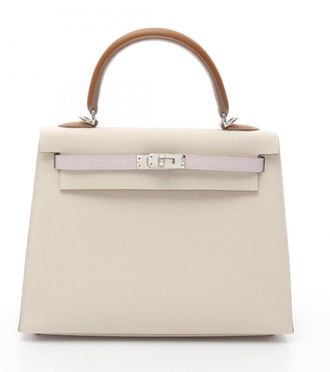 Herm&egrave;s Herm&egrave;s Kelly 25 Limited Edition Veau Epsom Tricolore Bag