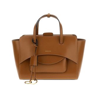 Hidesins Handbags, female, Brown, Size: ONE SIZE Flap M Leather Tote