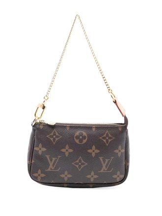 Louis Vuitton 2020 Monogram Mini Pochette Accessoires handtas - Bruin
