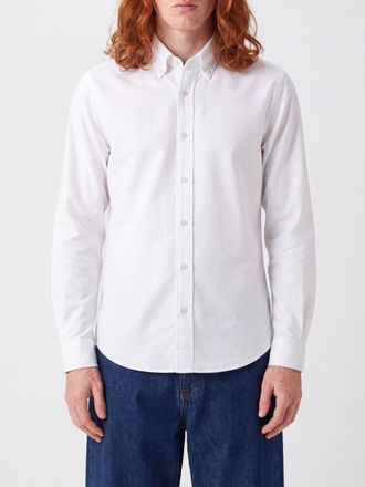 Fay Camicia in cotone con colletto button-down e maniche lunghe