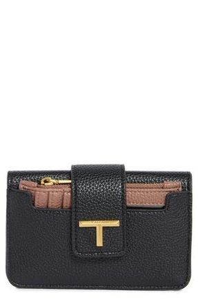 Elie Tahari Reade Faux Leather Bifold Wallet in Black at Nordstrom Rack