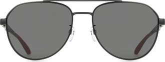 Emporio Armani EA2129D Asian Fit 300187 Mens Sunglasses Black Size 59