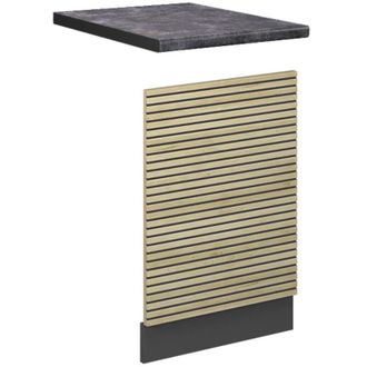 Vicco Panel Frontal Fame-line, Panel De Roble, 45 Cm, Et Antracita