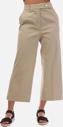 HUGO BOSS Womens Tapima Trousers - Cream - Size: 10