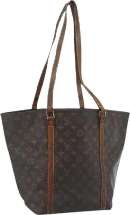 Louis Vuitton Pre-owned Tote Bag - Dames - Vintage Shopper - Bruin - ONE Size - Leer - Vintage
