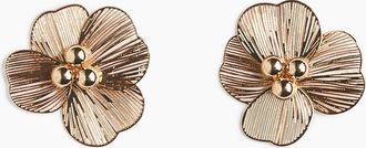 H&M Blütenförmige Ohrringe - Gold