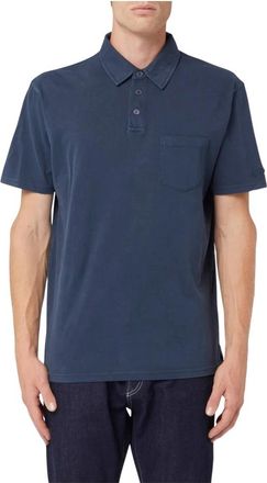 Paul & Shark Katoenen polo shirt met gewassen look - Heren - Polos - Blauw - 2XL - Katoen - Tops