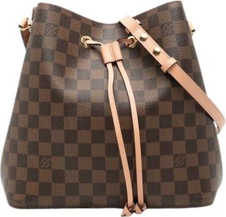 Louis Vuitton Pre-owned Bucket Bags, female, Brown, Size: ONE SIZE Pre-owned Neonoe MM